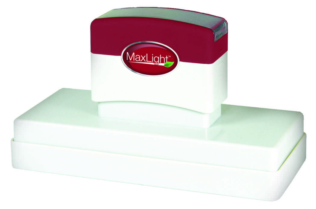 (image for) MaxLight XL2-720 Pre-Inked Stamp (4" x 1")